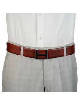 Tommy Hilfiger - Cristobal Plus Men Leather Reversible Belt - Tan & Black