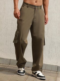 Hubberholme - Men Relaxed Straight Leg Loose Fit Chinos Trousers