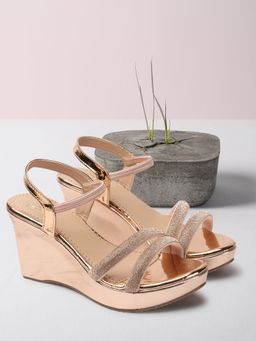 XE Looks - Stunning and Glamorous Party High Heel Wedges Sandal