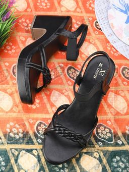 XE Looks - Elegant and Ankle Straps Block Heel Sandal