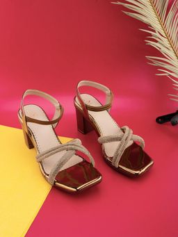 XE Looks - Comfortable Soft and Fancy Block heel sandal