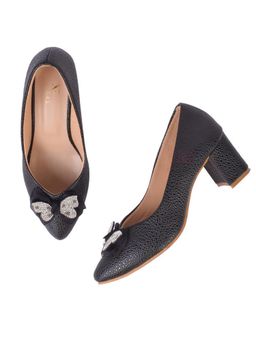 XE Looks - Sophisticated and Charming Slip-On Block Heels Ballerina