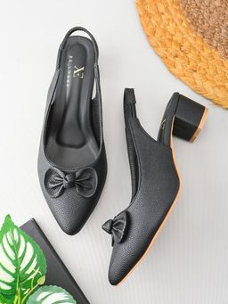 XE Looks - Slingback with Stylish Finish Heel Sandal