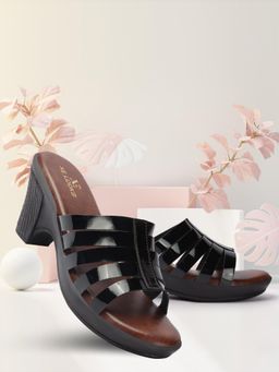 XE Looks - Stunning and Poised Comfortable Block Heel Sandal