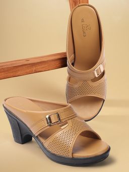 XE Looks - Classic and Timeless Comfortable Casual Block Heel Sandal