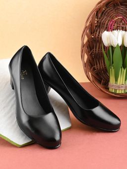 XE Looks - Attractive and Comfortable Block Heel Ballerina