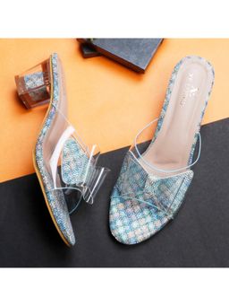 XE Looks - Stunning and Eye-Catching Block Glass Heel Sandal