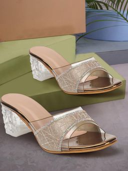 XE Looks - Fancy and Comfortable Stylish Slip-On Heel Sandal