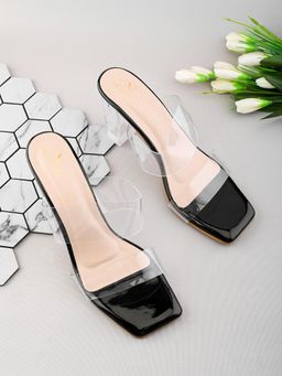 XE Looks - Transparent Double Strap Sandal