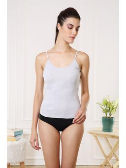 Van Heusen Woman Lingerie and Athleisure - Van Heusen Women Antibacterial & Colour Fresh Spaghetti - Light Grey Melange