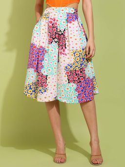 Dodo & Moa - Women Floral Printed Skirt