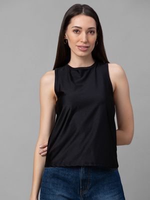 Black Solid Top