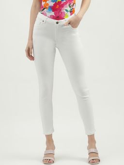United Colors of Benetton - Women's Solid Skinny Fit Trousers