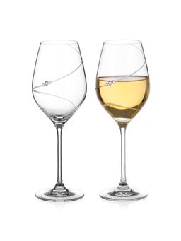 Diamante - Silhouette White Wine Set Of 2