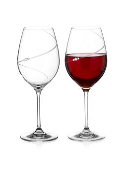 Diamante - Silhouette Red Wine Set Of 2