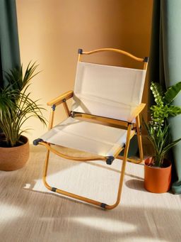 The Better Home - Folding Chair for Home, Beige