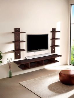 The Better Home - Wall Mounted TV Unit, Set of 3, Black