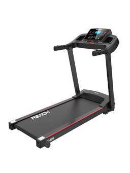 Reach - T-400 Motorized Multipurpose Running Indoor Treadmill, with Foldable and Manual incline