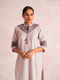 Kaveri - Mauve Summer Threads Cara Kurta