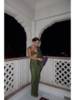 ITRH - Green Eman Skirt with Blouse