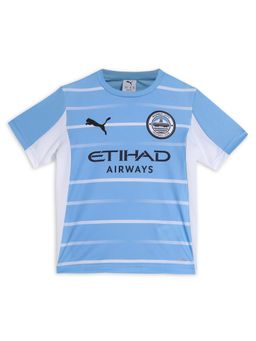 Puma - Blue Manchester City Youth Home Replica Jersey T-shirt 2025