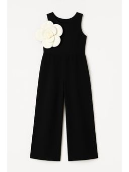 ZIP ZAP ZOOP - Girls Black Sleeveless Jumpsuit