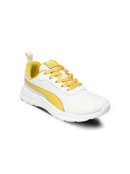 Puma - Kids White Plush Comfort Lightweight Sneakers
