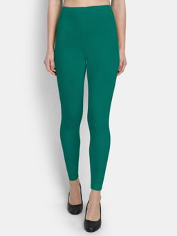 Suti - Women Cotton Ankle Length Leggings Teal