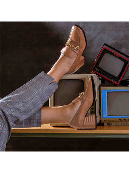 Saint G - Beige Cuoio Leather Handcrafted Loafers