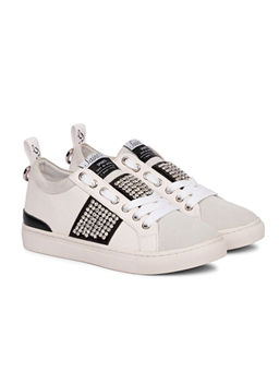 Saint G - Janet Off White Leather Sneakers