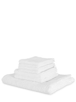 KOPA - 7Pc Quick Dry 100% Cotton Soft Terry Towel -1Pc Bath, 2Pc Hand, 4Pc Face D'Ross Solid