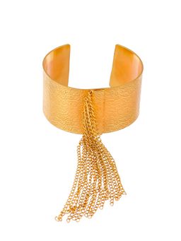 Silvermerc Designs - Gold Plated Trendy Statement Handcuff