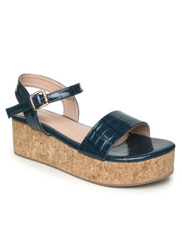 VALIOSAA - Solid Blue Sandals