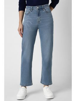 Van Heusen - Women Blue Light Wash Regular Fit Jeans