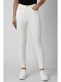 Van Heusen - Women White Light Wash Slim Fit Jeans