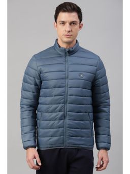 Van Heusen - Blue Nylon Full Sleeves Jacket