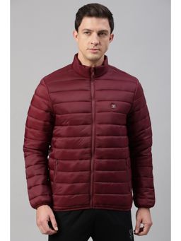 Van Heusen - Maroon Nylon Full Sleeves Jacket
