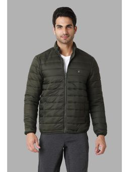 Van Heusen - Olive Nylon Full Sleeves Jacket