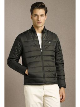 Louis Philippe - Black Polyester Full Sleeves Jacket