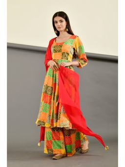 Rangpur - Women Multi Bandhan Palazzo (Set of 3)