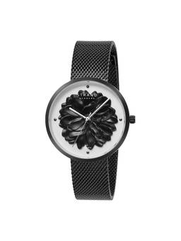 Strand by Obaku - Blossom Charcoal Analog Dial Womens Watch - White - S700LHBWMB-DF_A (M)