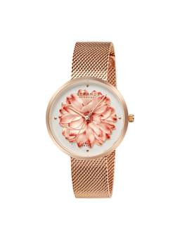 Strand by Obaku - Blossom Rose Analog Dial Womens Watch - White - S700LHVWMV-DF_A (M)