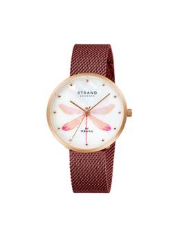 Strand by Obaku - Dragonfly Analog Silver Dial Womens Watch - S700LXVWMD-DDP_A (M)