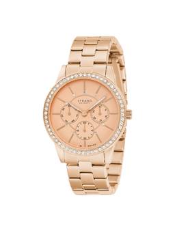 Strand by Obaku - Lana Multifunction Rose Gold Dial Womens Watch - S707LMVVSV_A (M)