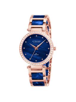Strand by Obaku - Belle Mare Analog MOP Dial Womens Watch - Blue - S713LXVLSL_A (M)