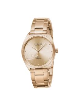 Strand by Obaku - Tide Rosette Analog Rose Gold Dial Womens Watch - S719LXVVSV_A (M)
