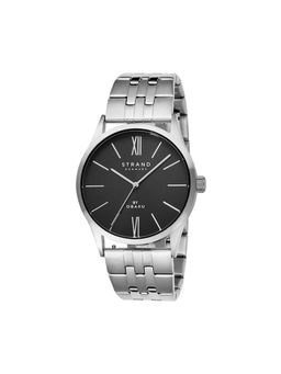 Strand by Obaku - Bradford Black steel Analog Black Dial Mens Watch - S720GXCBSC_A (M)