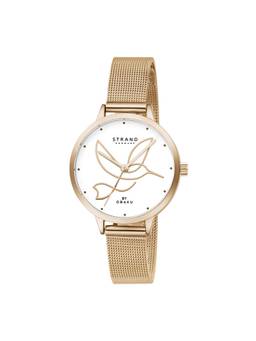 Strand by Obaku - Hummi Rose Analog White Dial Womens Watch - S720LXVWMV_A (M)