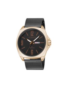 Strand by Obaku - Douglas Night Analog Tonneau Dial Mens Watch - Black - S722GDVBMB_A (M)