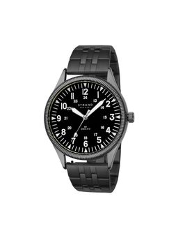 Strand by Obaku - Reef Dark Analog Black Dial Mens Watch - S724GXBBSB_A (M)